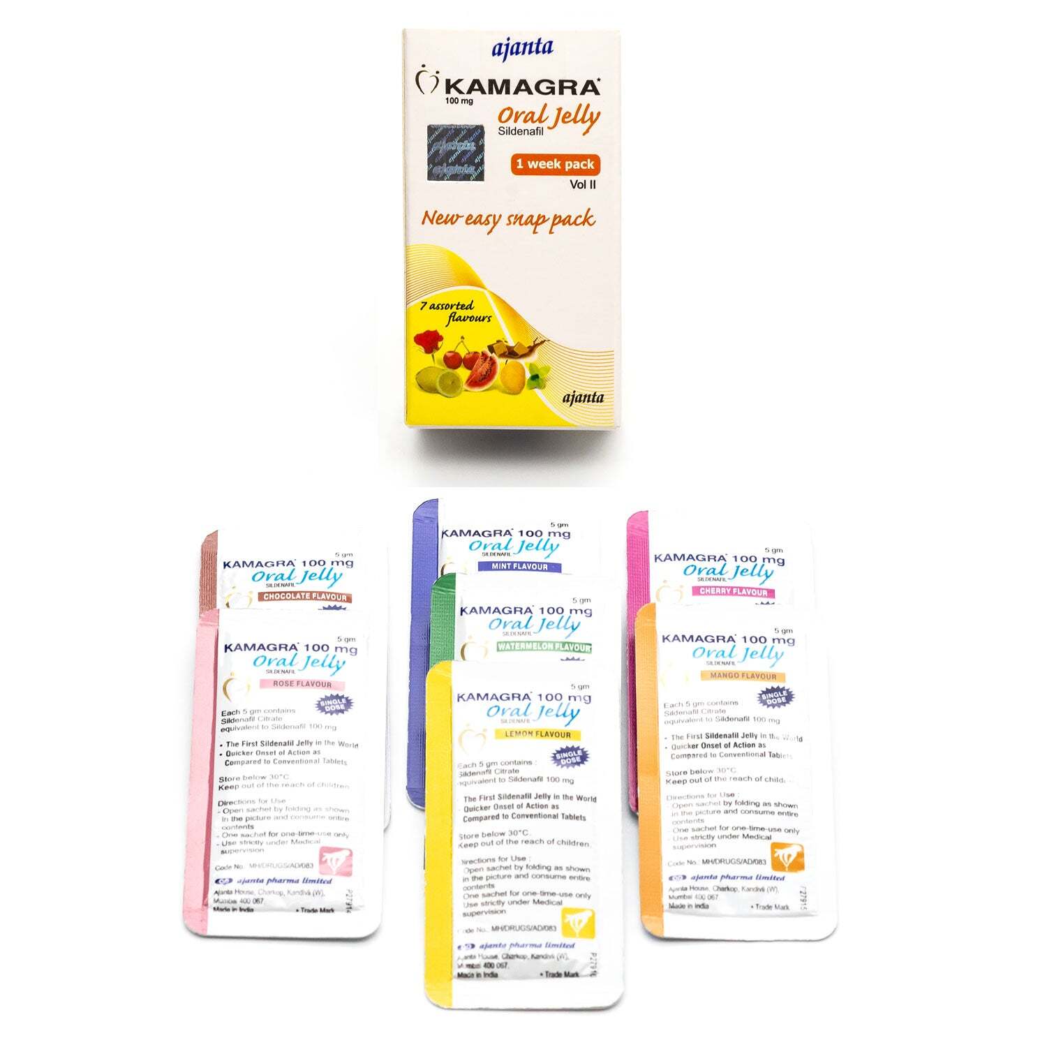 Kamagra Oral Jelly (1x Sachet)