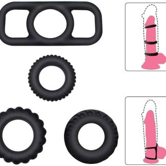 Sensational Pleasure Penis Ring Set