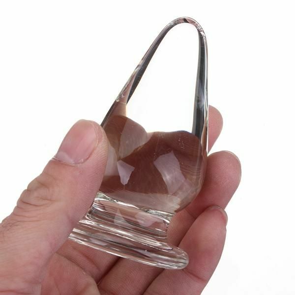 Crystal Glass Butt Plug Medium