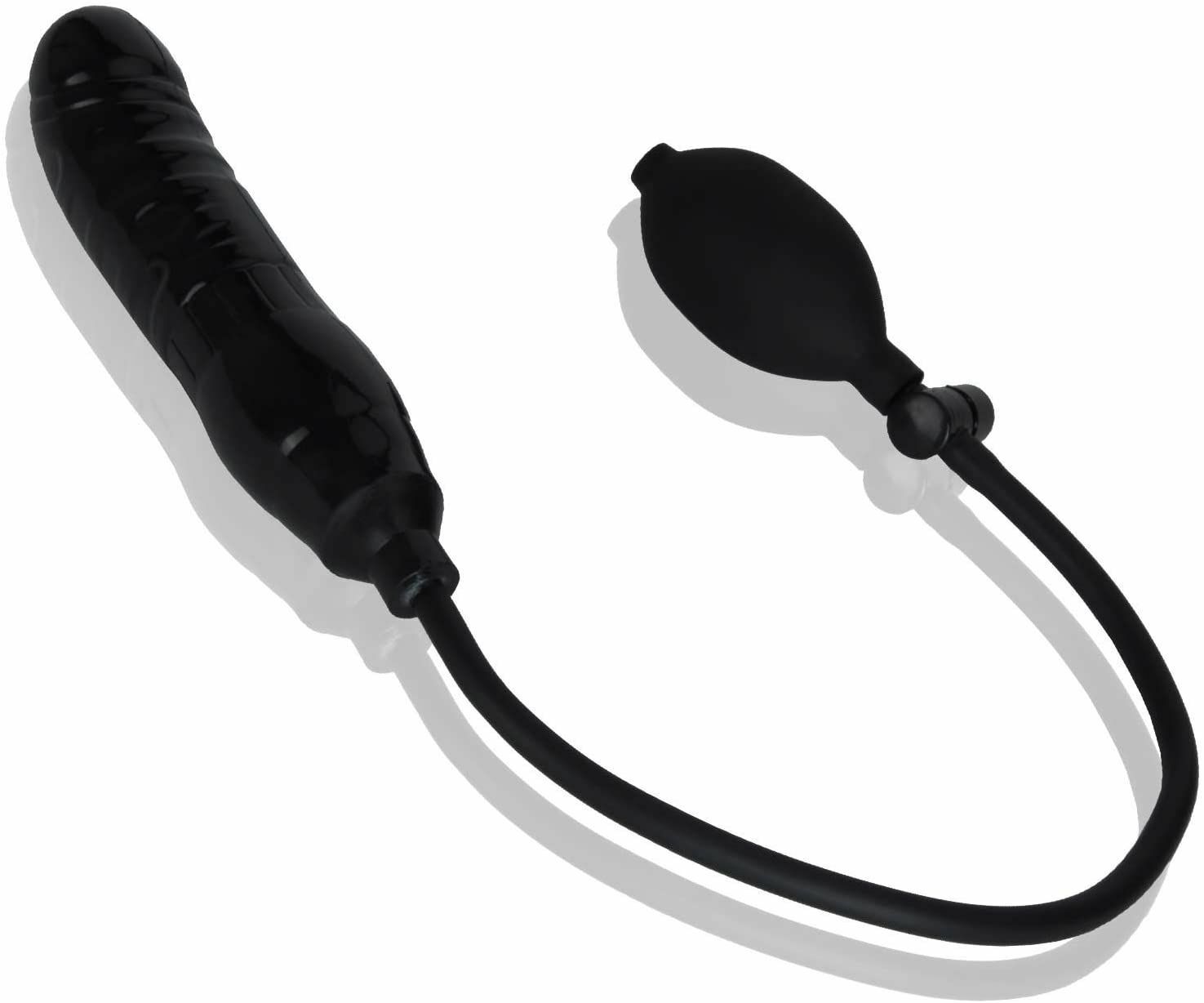 Inflatable Lifelike Penis Anal Plug Unisex Masturbation