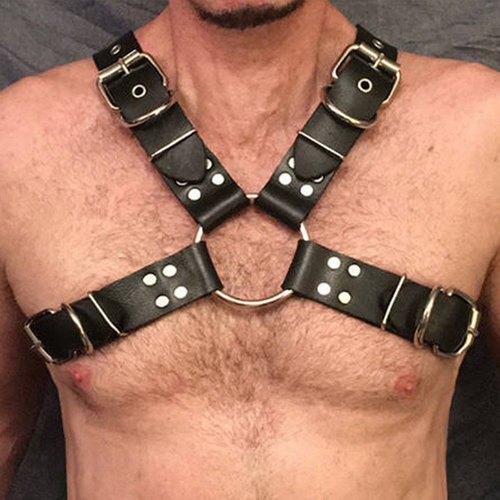 PU Leather Chest Harness